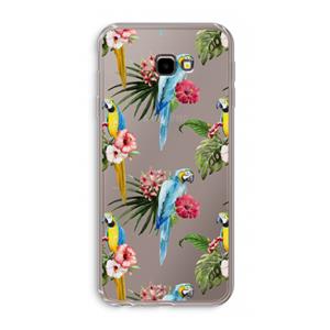 CaseCompany Kleurrijke papegaaien: Samsung Galaxy J4 Plus Transparant Hoesje