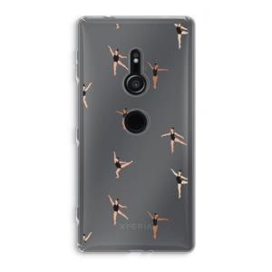 CaseCompany Dancing #1: Sony Xperia XZ2 Transparant Hoesje