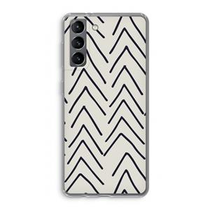 CaseCompany Marrakech Arrows: Samsung Galaxy S21 Transparant Hoesje
