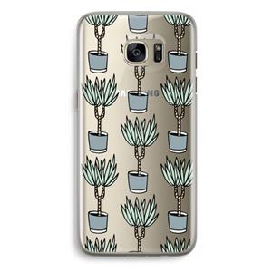 CaseCompany Boompje: Samsung Galaxy S7 Edge Transparant Hoesje