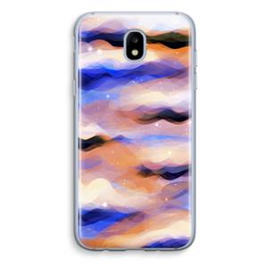 CaseCompany Donkere Wolken: Samsung Galaxy J5 (2017) Transparant Hoesje