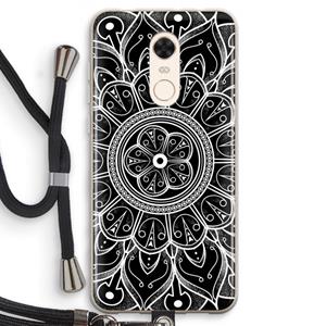 CaseCompany Roses Are Red: Xiaomi Redmi 5 Transparant Hoesje met koord