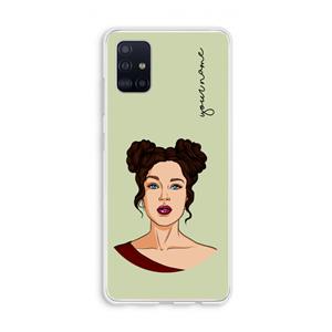 CaseCompany Pop-Art Creator: Galaxy A51 4G Transparant Hoesje