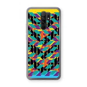 CaseCompany Skew Bee 1: Xiaomi Redmi 9 Transparant Hoesje