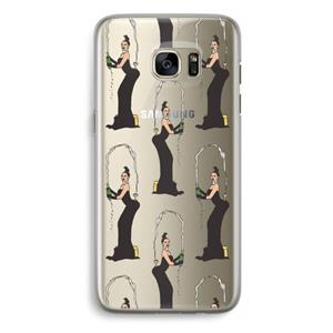 CaseCompany Pop Some Kim: Samsung Galaxy S7 Edge Transparant Hoesje