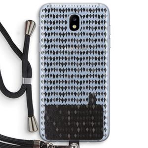 CaseCompany Crazy shapes: Samsung Galaxy J5 (2017) Transparant Hoesje met koord
