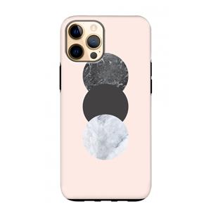 CaseCompany Marmeren cirkels: iPhone 12 Pro Max Tough Case