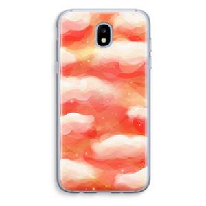 CaseCompany Lichte Wolken: Samsung Galaxy J5 (2017) Transparant Hoesje
