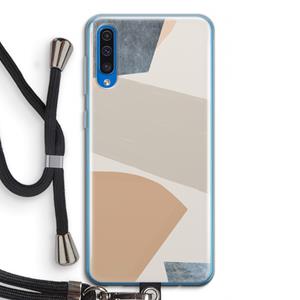CaseCompany Formo: Samsung Galaxy A50 Transparant Hoesje met koord