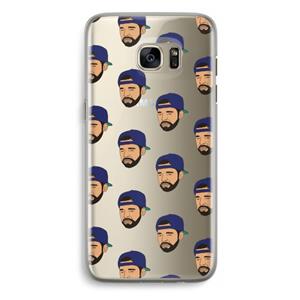 CaseCompany Drake Away: Samsung Galaxy S7 Edge Transparant Hoesje
