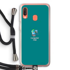 CaseCompany Win98: Samsung Galaxy A20e Transparant Hoesje met koord