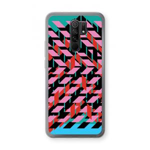 CaseCompany Skew Blush 2: Xiaomi Redmi 9 Transparant Hoesje