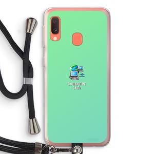 CaseCompany Win98: Samsung Galaxy A20e Transparant Hoesje met koord