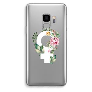 CaseCompany Venus: Samsung Galaxy S9 Transparant Hoesje
