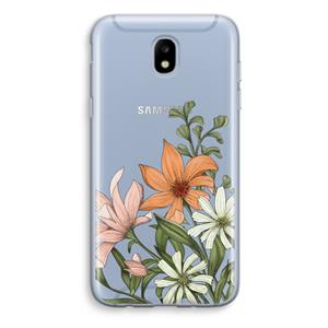 CaseCompany Floral bouquet: Samsung Galaxy J5 (2017) Transparant Hoesje