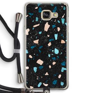 CaseCompany Terrazzo N°11: Samsung Galaxy A5 (2016) Transparant Hoesje met koord