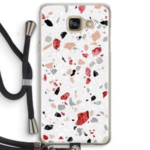 CaseCompany Terrazzo N°12: Samsung Galaxy A5 (2016) Transparant Hoesje met koord