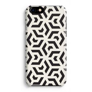 CaseCompany Crazy pattern: iPhone 8 Volledig Geprint Hoesje