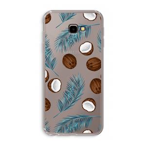 CaseCompany Kokosnoot roze: Samsung Galaxy J4 Plus Transparant Hoesje