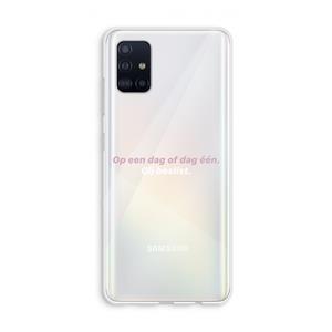 CaseCompany gij beslist: Galaxy A51 4G Transparant Hoesje