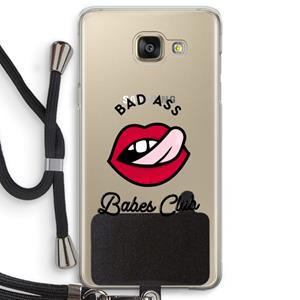CaseCompany Badass Babes Club: Samsung Galaxy A5 (2016) Transparant Hoesje met koord