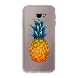 CaseCompany Grote ananas: Samsung Galaxy J4 Plus Transparant Hoesje