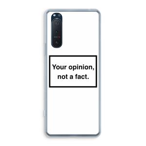 CaseCompany Your opinion: Sony Xperia 5 II Transparant Hoesje