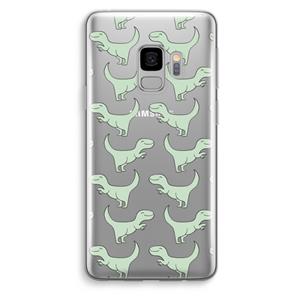 CaseCompany Dinos: Samsung Galaxy S9 Transparant Hoesje