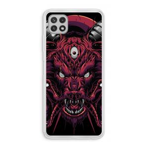 CaseCompany Hell Hound and Serpents: Samsung Galaxy A22 4G Transparant Hoesje