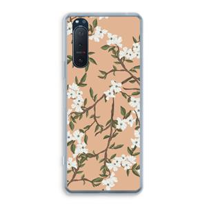 CaseCompany Blossoming spring: Sony Xperia 5 II Transparant Hoesje