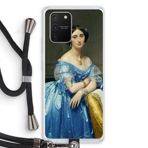 CaseCompany Eleonore: Samsung Galaxy S10 Lite Transparant Hoesje met koord