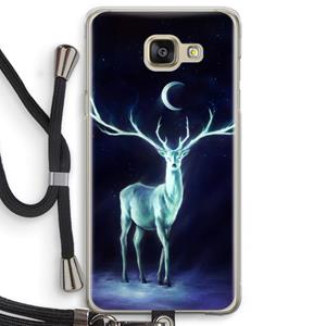 CaseCompany Nightbringer: Samsung Galaxy A5 (2016) Transparant Hoesje met koord