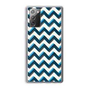 CaseCompany Onderbroken lijn: Samsung Galaxy Note 20 / Note 20 5G Transparant Hoesje