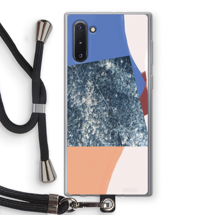 CaseCompany Billy: Samsung Galaxy Note 10 Transparant Hoesje met koord