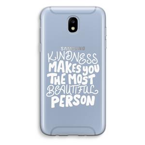 CaseCompany The prettiest: Samsung Galaxy J5 (2017) Transparant Hoesje