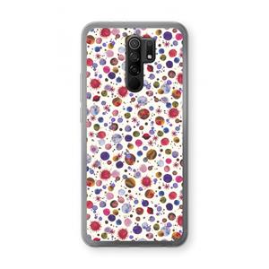 CaseCompany Planets Space: Xiaomi Redmi 9 Transparant Hoesje