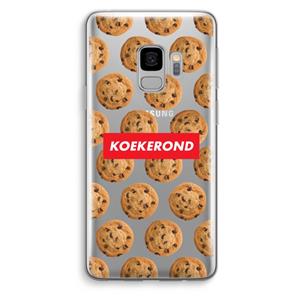 CaseCompany Koekerond: Samsung Galaxy S9 Transparant Hoesje