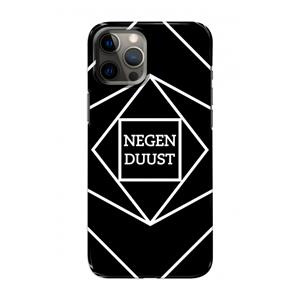 CaseCompany Negenduust geometrisch: Volledig geprint iPhone 12 Pro Hoesje