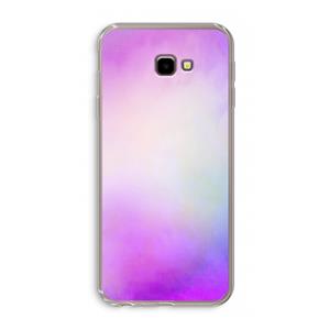 CaseCompany Clouds pastel: Samsung Galaxy J4 Plus Transparant Hoesje