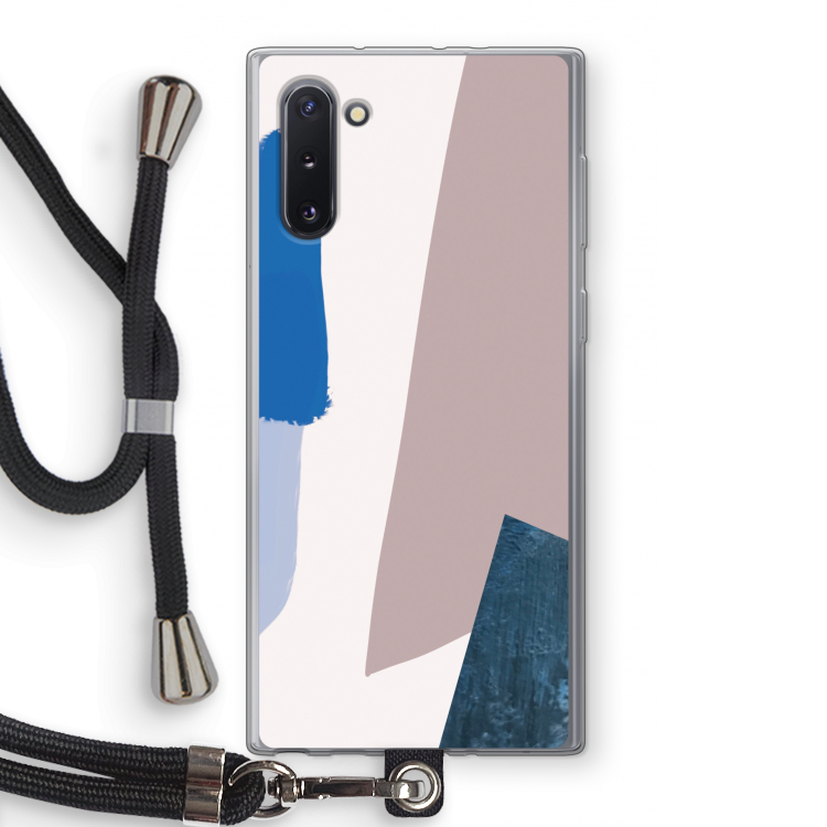 CaseCompany Lapis: Samsung Galaxy Note 10 Transparant Hoesje met koord