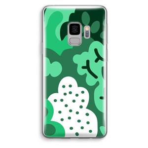 CaseCompany Bushes: Samsung Galaxy S9 Transparant Hoesje