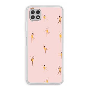 CaseCompany Dans #2: Samsung Galaxy A22 4G Transparant Hoesje