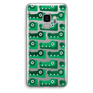 CaseCompany Crocs: Samsung Galaxy S9 Transparant Hoesje