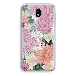 CaseCompany Kindness matters: Samsung Galaxy J5 (2017) Transparant Hoesje
