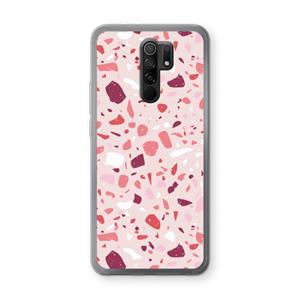 CaseCompany Terrazzo N°15: Xiaomi Redmi 9 Transparant Hoesje