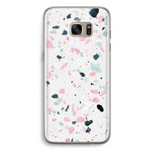 CaseCompany Terrazzo N°3: Samsung Galaxy S7 Edge Transparant Hoesje