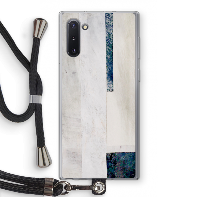 CaseCompany Meet you there: Samsung Galaxy Note 10 Transparant Hoesje met koord