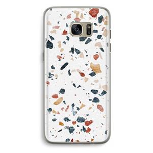 CaseCompany Terrazzo N°4: Samsung Galaxy S7 Edge Transparant Hoesje