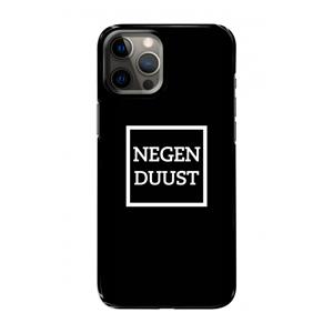 CaseCompany Negenduust black: Volledig geprint iPhone 12 Pro Hoesje