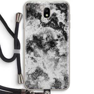 CaseCompany Onweer: Samsung Galaxy J7 (2017) Transparant Hoesje met koord